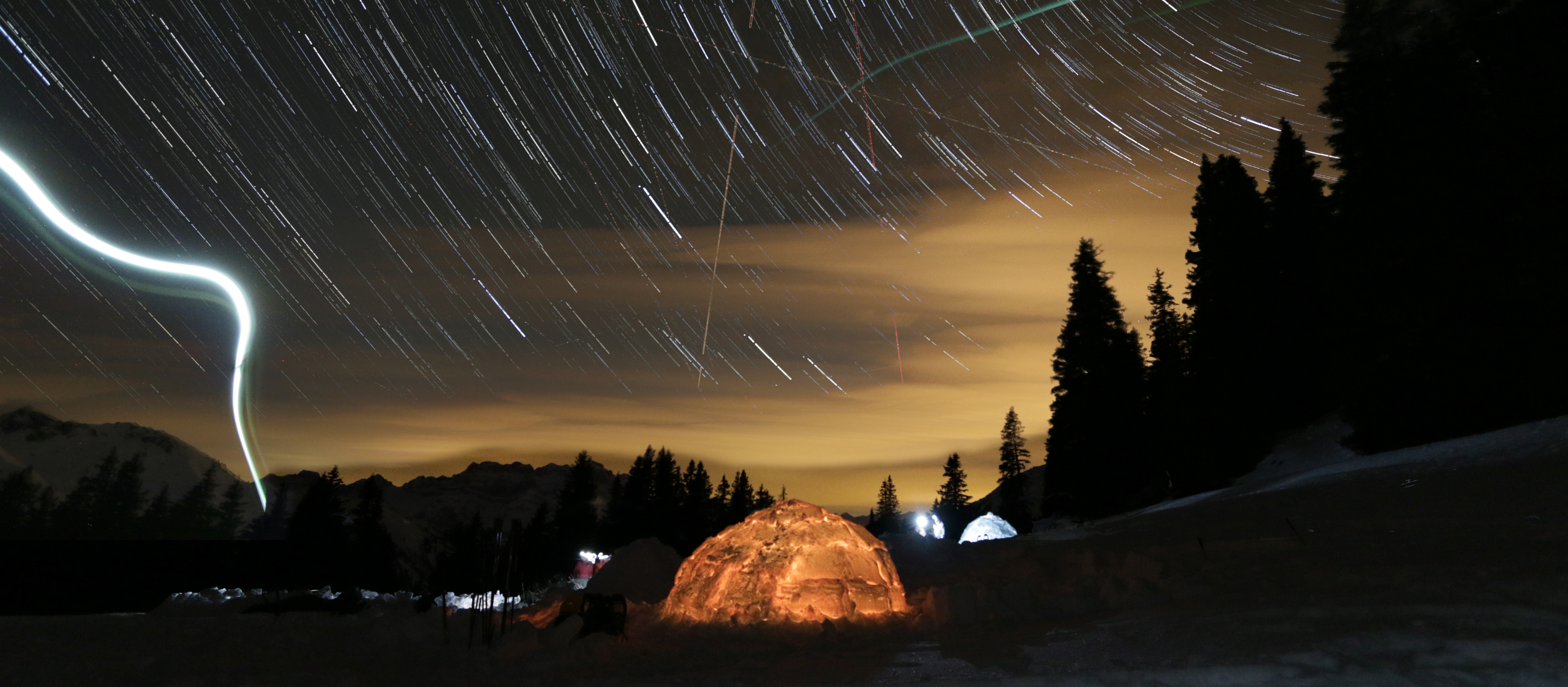 Startrails_Iglu